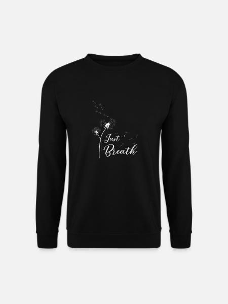 Respirez simplement - Sweat-shirt Unisexe - noir