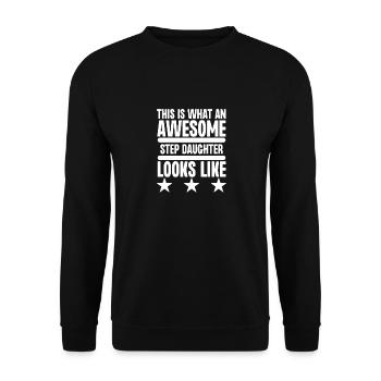 Voici à quoi ressemble une belle-fille géniale - Sweat-shirt Unisexe - noir - Devant - Alina (178cm) & Michal (187cm)