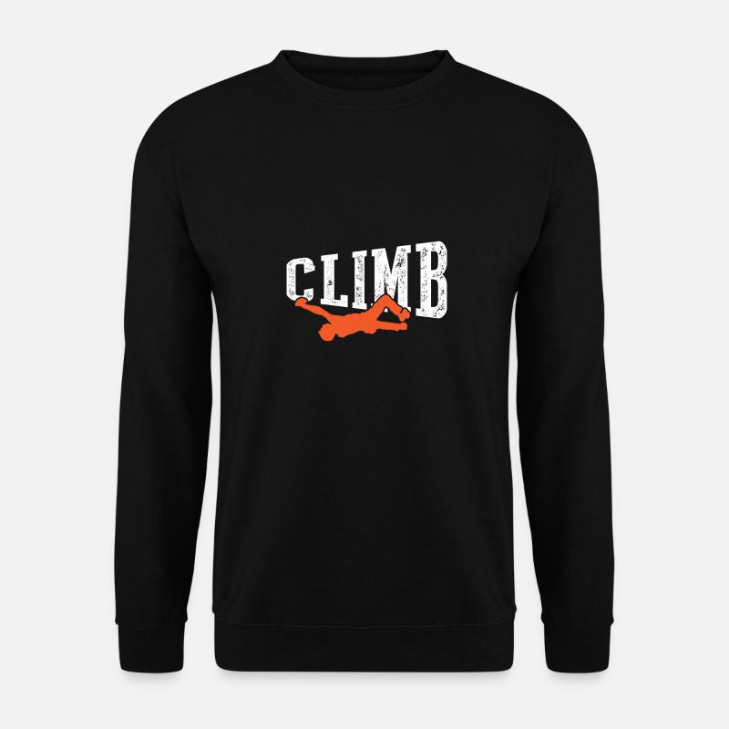 Klettern - Unisex Pullover - Schwarz