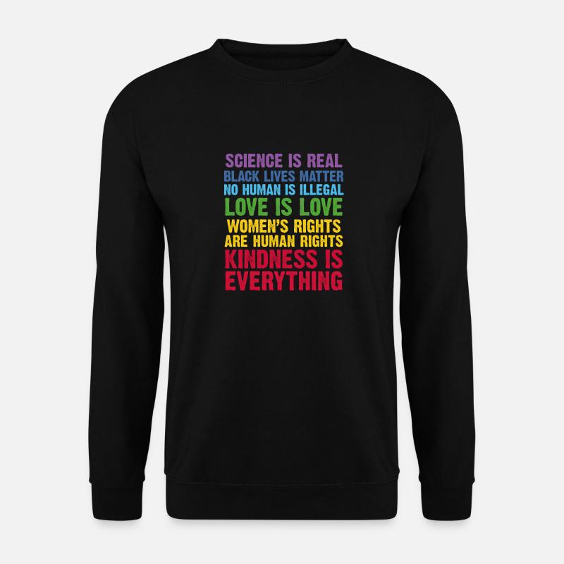 Equality for All Quote - Unisex Sweatshirt - black