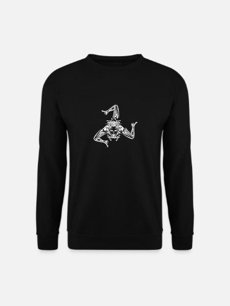 Italien Italia Sicilia Flagge Sizilien Palermo - Unisex Pullover - Schwarz