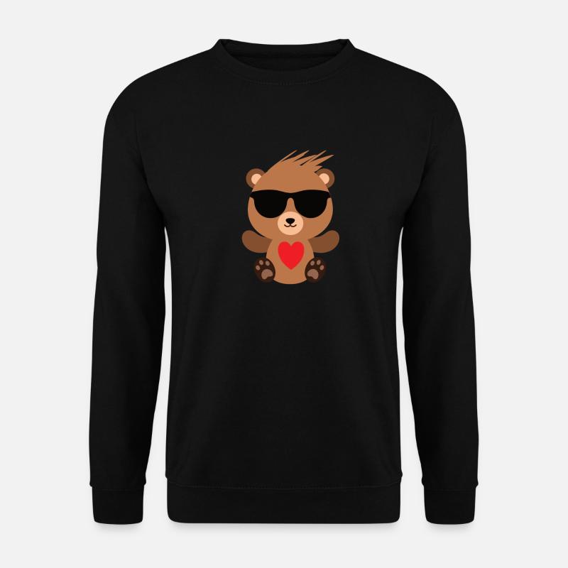 Bear - Unisex Sweatshirt - black