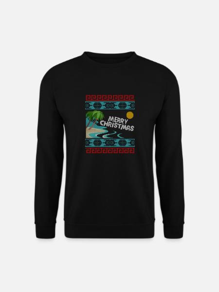 Joyeux Noël Plage Vacances Pull - Sweat-shirt Unisexe - noir