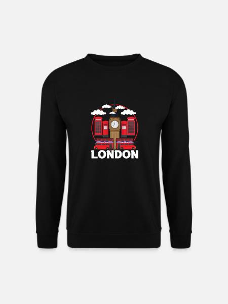 Londres - Sweat-shirt Unisexe - noir