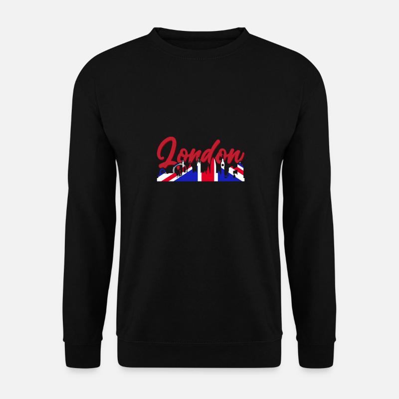 London - Unisex Pullover - Schwarz