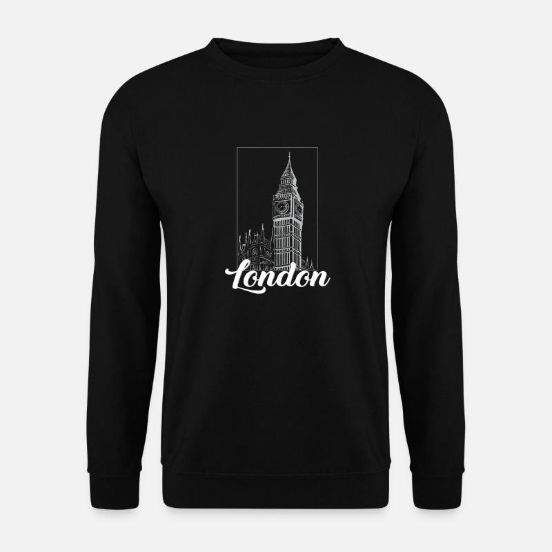 London - Unisex Pullover - Schwarz