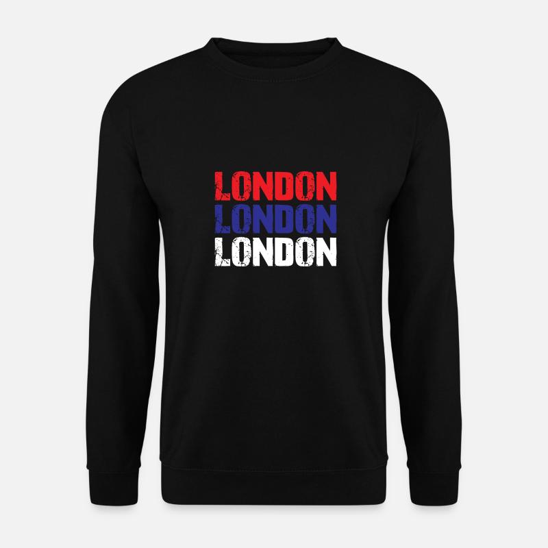 London - Unisex Pullover - Schwarz