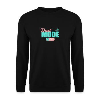 Mode Papa Hors Papa Père Repos Détendez-vous Ma Journée - Sweat-shirt Unisexe - noir - Devant - Alina (178cm) & Michal (187cm)