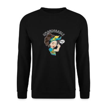 Bahamas Girl Unbreakable I Bahamas Heritage I - Sweat-shirt Unisexe - noir - Devant - Alina (178cm) & Michal (187cm)