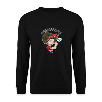 Costa Rica Fille Incassable I Patrimoine Costa Rica - Sweat-shirt Unisexe - noir - Devant - Alina (178cm) & Michal (187cm)