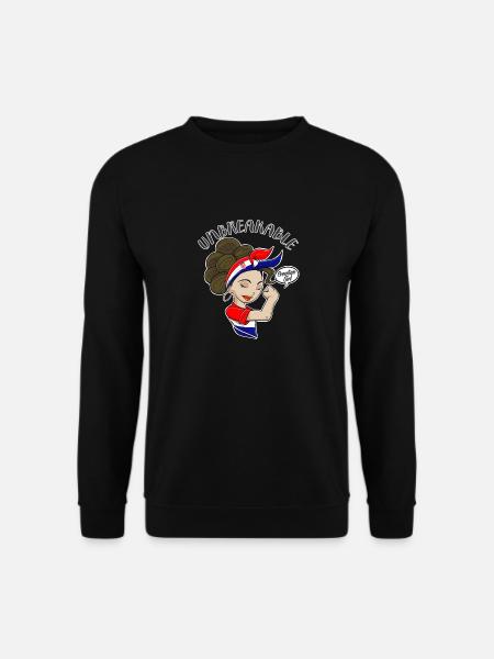 Croatian Girl Unbreakable I Croatian Heritage I - Unisex Pullover - Schwarz