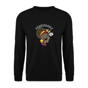 Fille colombienne Incassable Héritage colombien - Sweat-shirt Unisexe - noir - Devant - Alina (178cm) & Michal (187cm)