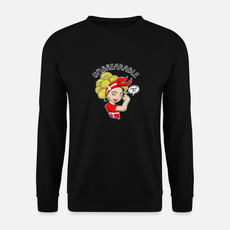 Danish Girl Unbreakable I Danish Heritage I - Unisex Pullover - Schwarz