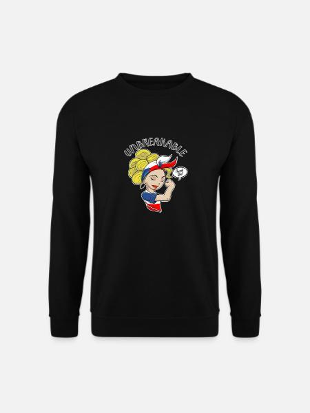 Czech Girl Unbreakable I Czech Heritage Czech - Unisex Pullover - Schwarz