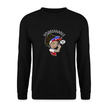 Fille philippine Héritage philippin incassable - Sweat-shirt Unisexe - noir - Devant - Alina (178cm) & Michal (187cm)