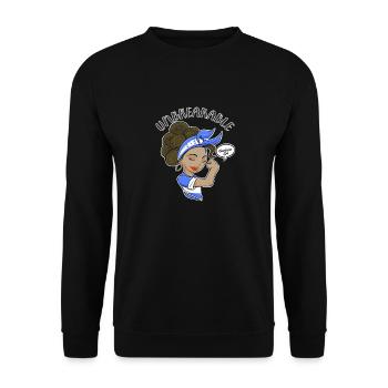 Hondurian Girl Unbreakable Hondurian Heritage - Unisex Sweatshirt - black - Front - Alina (178cm) & Michal (187cm)
