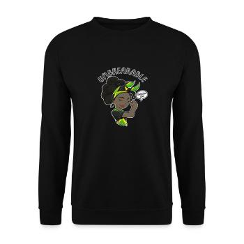 Fille jamaïcaine incassable I Héritage jamaïcain I - Sweat-shirt Unisexe - noir - Devant - Alina (178cm) & Michal (187cm)