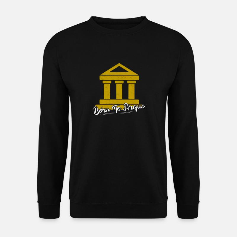 Né pour plaider avocat avocat - Sweat-shirt Unisexe - noir