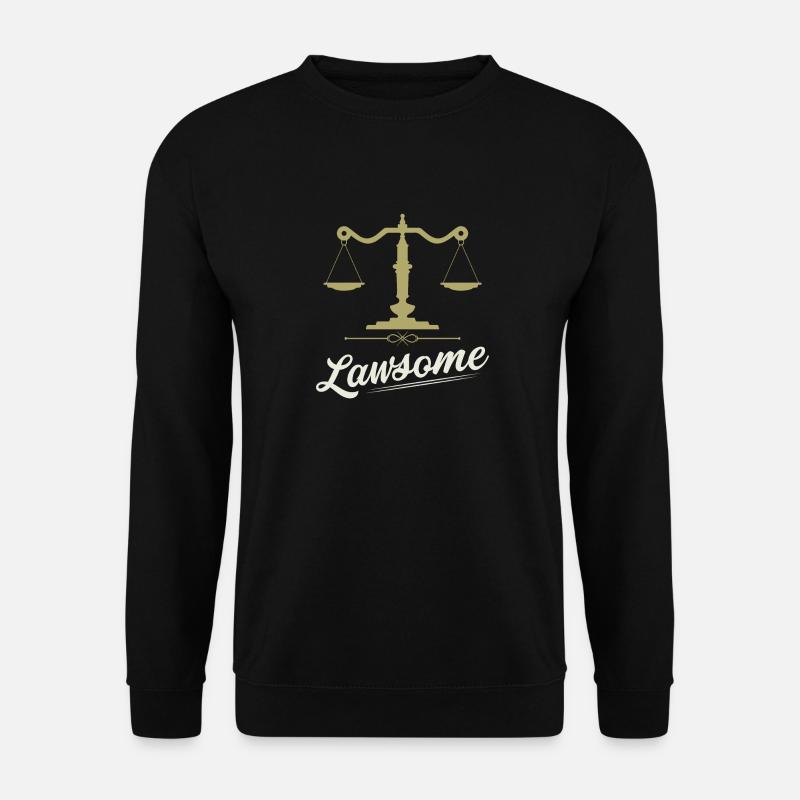 Lawsome Lawyer Attorney - Unisex Sweatshirt - black