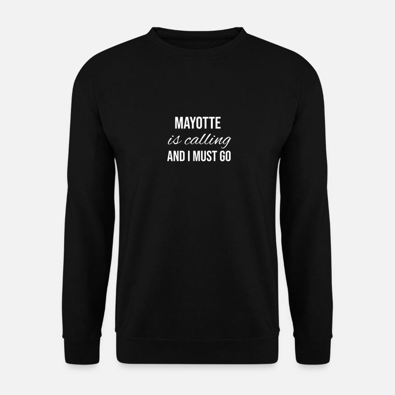 Mayotte - Unisex Pullover - Schwarz