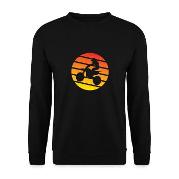 Motocross Cyclomoteur Moto cadeau moto - Sweat-shirt Unisexe - noir - Devant - Alina (178cm) & Michal (187cm)