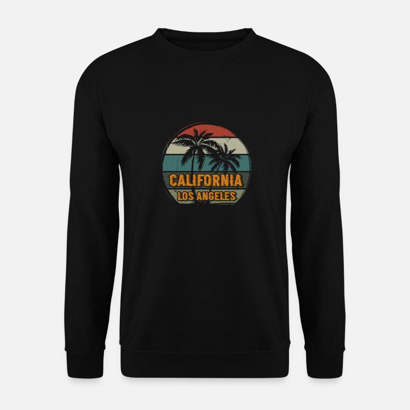 Palmen - Unisex Pullover - Schwarz