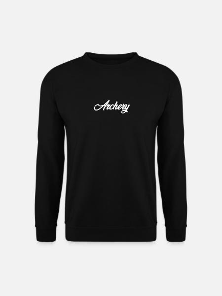 ARCHERY CURSIVE TEXT NOVELTY HOBBY - Unisex Sweatshirt - black