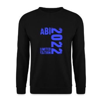 Abitur Gymnasium Damen und Herren Abi 2022 - Unisex Pullover - Schwarz - Vorne - Alina (178cm) & Michal (187cm)