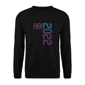 Abitur Gymnasium Damen und Herren Abi 2022 - Unisex Pullover - Schwarz - Vorne - Alina (178cm) & Michal (187cm)