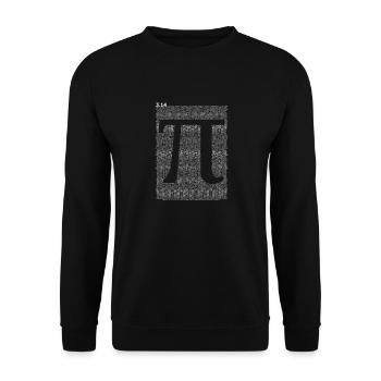 10000 Ziffern Pi-Zeichen - Mathematik Mathematik - 10k Spaß - Unisex Pullover - Schwarz - Vorne - Alina (178cm) & Michal (187cm)