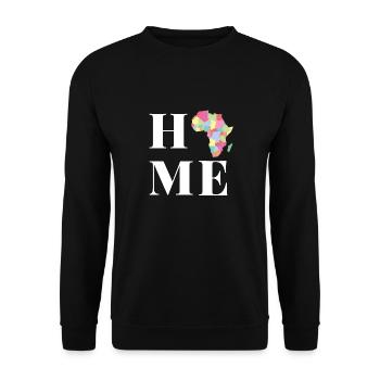 Afrique - Sweat-shirt Unisexe - noir - Devant - Alina (178cm) & Michal (187cm)