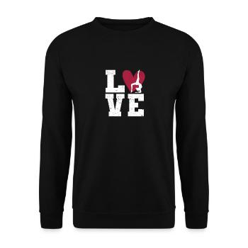 Chers amateurs de gymnastique drôle de gymnaste - Sweat-shirt Unisexe - noir - Devant - Alina (178cm) & Michal (187cm)