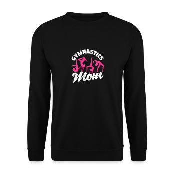 Mignon gymnaste parents gymnastique famille maman - Sweat-shirt Unisexe - noir - Devant - Alina (178cm) & Michal (187cm)
