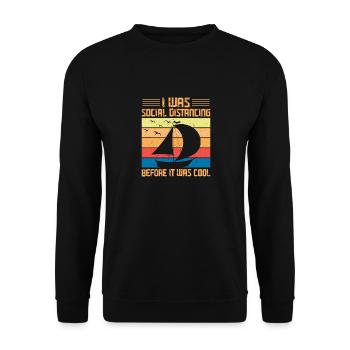 Voile 17 - Sweat-shirt Unisexe - noir - Devant - Alina (178cm) & Michal (187cm)