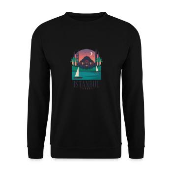 Istanbul Türkei Reisen Reisen Osmanisches Reich Is - Unisex Pullover - Schwarz - Vorne - Alina (178cm) & Michal (187cm)