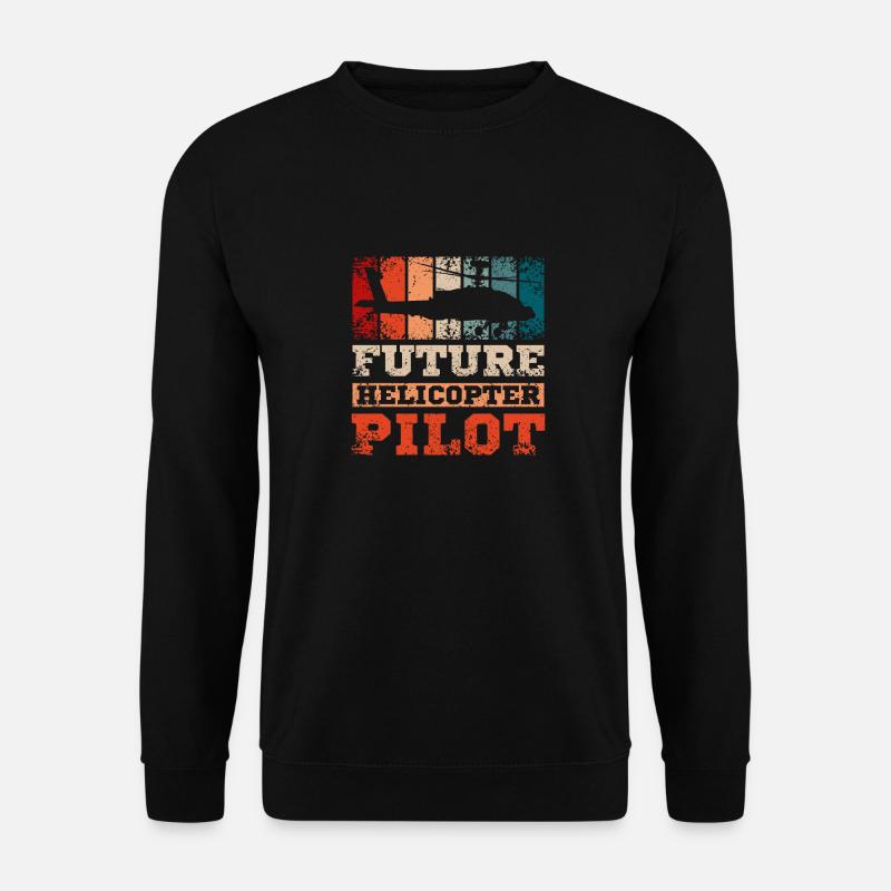 Future helicoper pilot - Unisex Sweatshirt - black