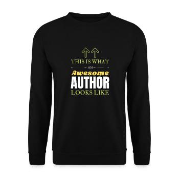 Auteur - Sweat-shirt Unisexe - noir - Devant - Alina (178cm) & Michal (187cm)