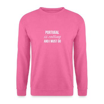 Portugal - Sweat-shirt Unisexe - rose - Devant