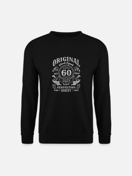 60 Geburtstag - Unisex Pullover - Schwarz