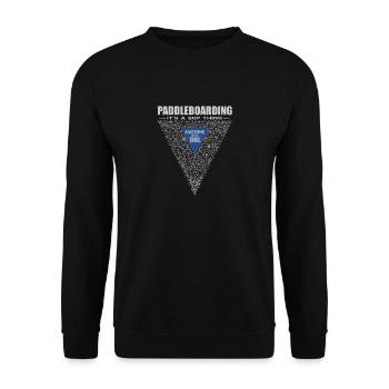 Awesome since 1969. It's Sup Thing - Unisex Sweatshirt - black - Front - Alina (178cm) & Michal (187cm)