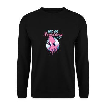 Êtes-vous en train de me calmer! Scientifique en biologie marine - Sweat-shirt Unisexe - noir - Devant - Alina (178cm) & Michal (187cm)