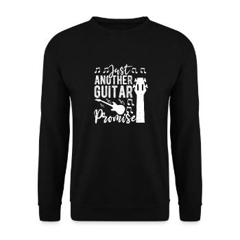 Gitarren Spruch Gitarrist Sammeln Band - Unisex Pullover - Schwarz - Vorne - Alina (178cm) & Michal (187cm)