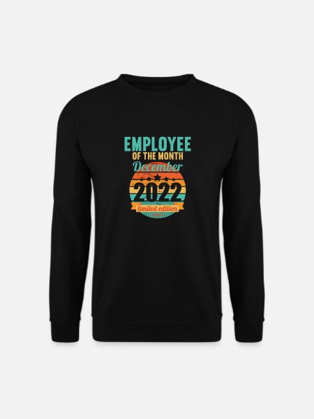 Mitarbeiter des Monats Dezember 2022 - Unisex Pullover - Schwarz