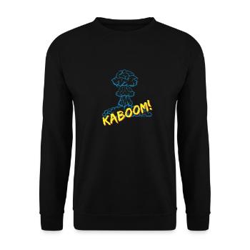 Kaboom! Nuke 'Em - Unisex Pullover - Schwarz - Vorne - Alina (178cm) & Michal (187cm)