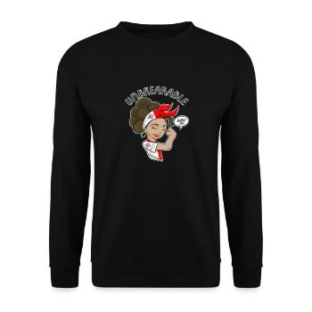 Fille maltaise incassable I Héritage maltais I - Sweat-shirt Unisexe - noir - Devant - Alina (178cm) & Michal (187cm)