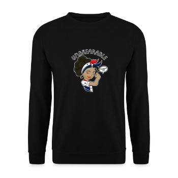 Panamanian Girl Unbreakable Panamanian Heritage - Unisex Sweatshirt - black - Front - Alina (178cm) & Michal (187cm)