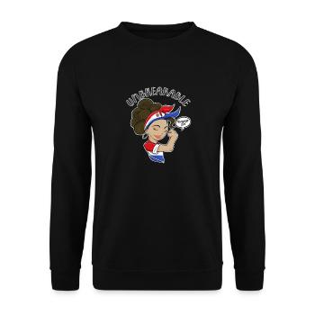 Paraguay Girl Unbreakable I Paraguay Héritage - Sweat-shirt Unisexe - noir - Devant - Alina (178cm) & Michal (187cm)