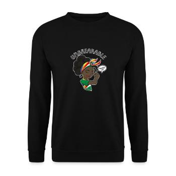 Seychelles Girl Unbreakable I Heritage Seychelles - Sweat-shirt Unisexe - noir - Devant - Alina (178cm) & Michal (187cm)