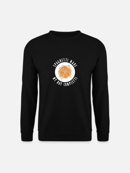 Spaghetti Completti Nudelkoch Spaghetti-Liebhaber - Unisex Pullover - Schwarz
