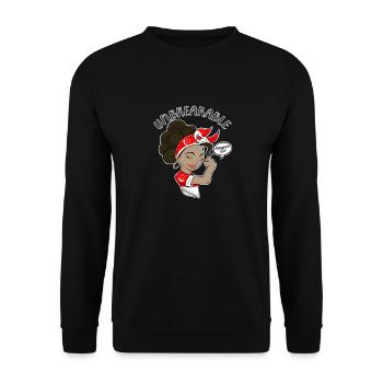 Singapore Girl Unbreakable Singapour Héritage - Sweat-shirt Unisexe - noir - Devant - Alina (178cm) & Michal (187cm)